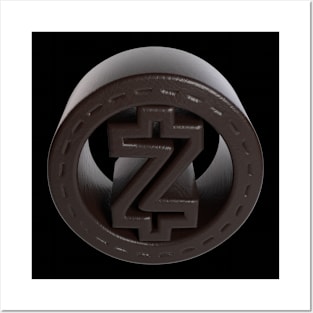 3D Zcash - Leather2 Posters and Art